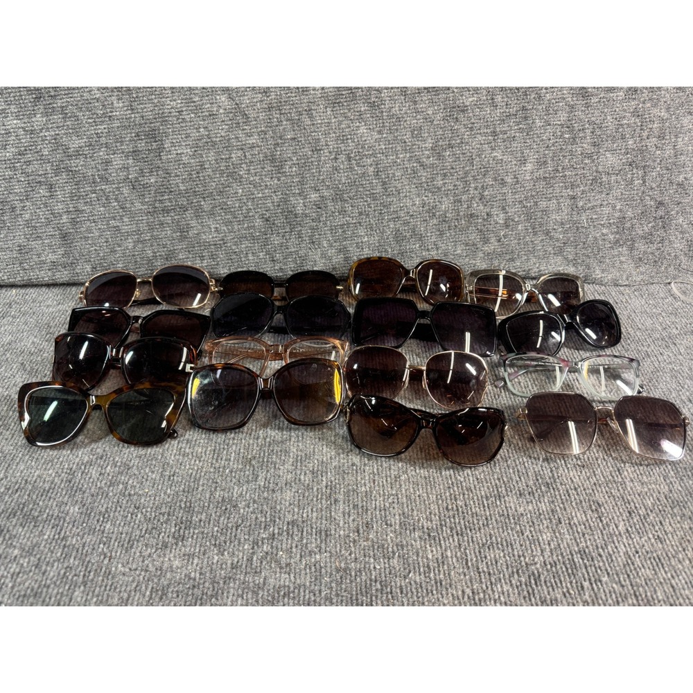 Mixed Eyewear Lot 17 Pairs Sunglasses Optical Frames Tahari Max Studio Southpole